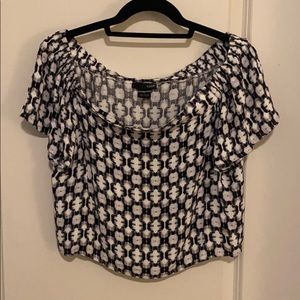 Nordstrom Aqua off the shoulder top